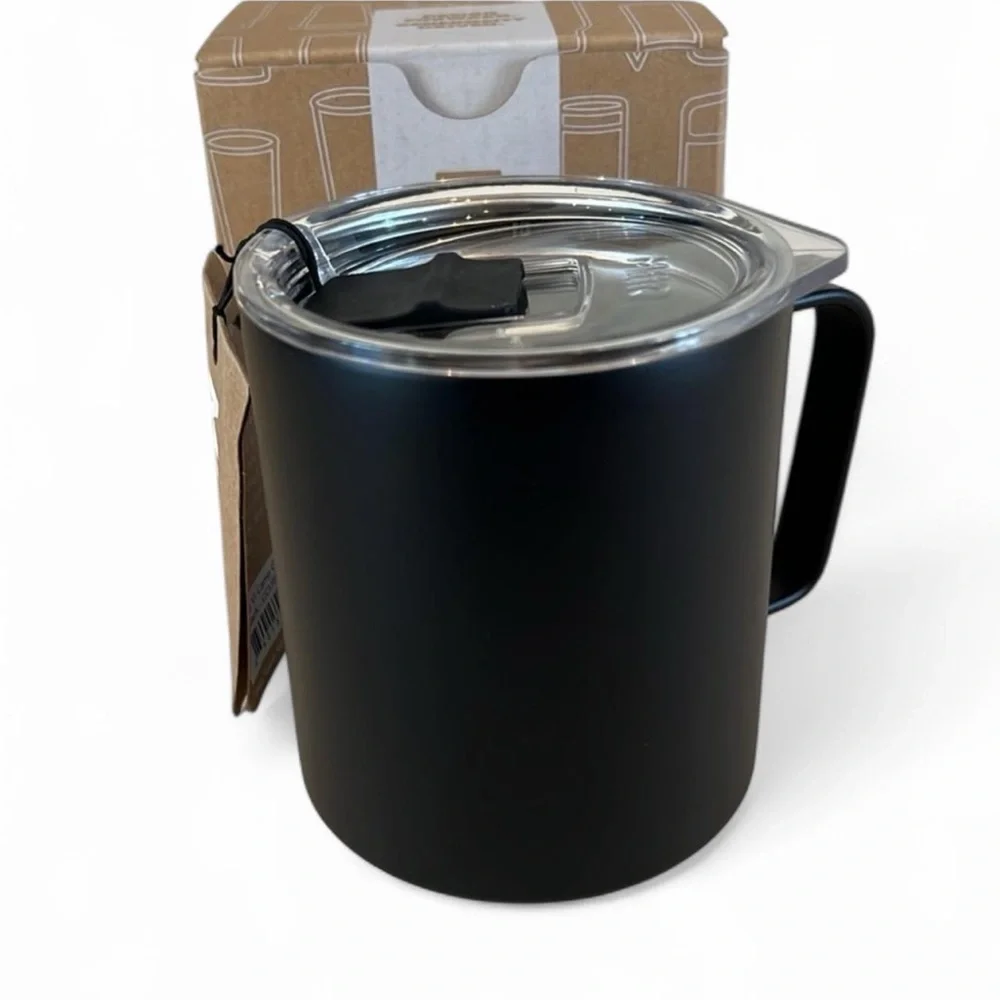 MiiR 12oz Blackstone Insulated Camp Mug Black NWT